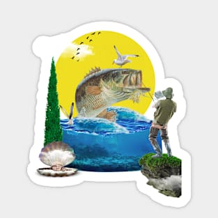 Fisherman Sticker